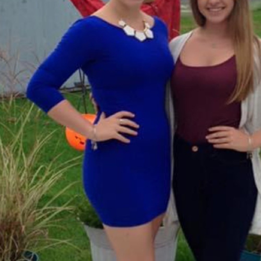 Royal Blue Bodycon Dress